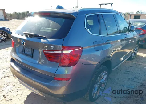 2016 BMW X3 xDrive28I из США, поврежденный, VIN 5UXWX9C57G0D82993